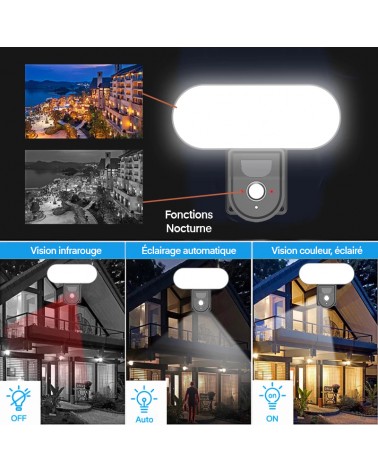 Caméra Extérieure Projecteur Sans Fil Wifi