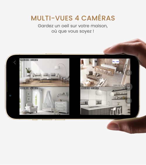 caméra intérieur multi-vues